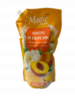 MAGIC BOOM Мыло Жидкое Пион Персик(дой-пак)1л