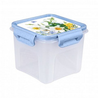 Контейнер квадратный Весенний сад 0,9л