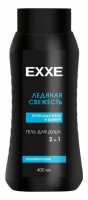 EXXE Гель для душа мужской FRESH 2 в1 "Тонизирующий" 400 мл 