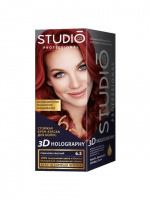 Studio Prof Стойкая краска для волос 6.5 Рубиново-красный 