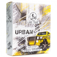 LIKE TIME Набор мужск.URBAN (шампунь2в1+гель/душа100 мл,крем/бритья50 мл,бальзам после бритья 50 мл)