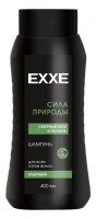EXXE Шампунь для волос мужской бодрящий "Сила природы" 400 мл