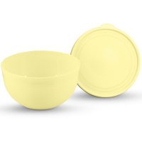 Миска пл 1,0л с крышкой Line DUO 694 /Полимербыт
