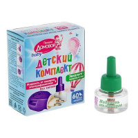 Домовой ПРОШКА КомплектДетский (жидкость 60 ночей+фумигатор) 1214