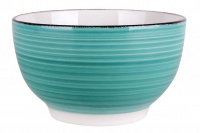 Салатник керамика 0,6л 14см "Браш мятный" HMN210903BOWL /1731