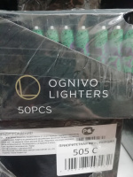 ЗАЖИГАЛКА  Пьезо Ognivo-Lighter газовая, подлежит повторной заправке 505G Турбо Карты