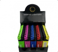 ЗАЖИГАЛКА  Пьезо Ognivo-Lighter газовая, подлежит повторной заправке PP618