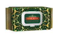 FRESH ROYAL Влажные салфетки очищающие универсальные с клапаном 120 шт 