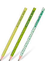 Карандаш ч/г без ластика BRAUBERG "GREEN",HB, пластиковый, корпус ассорти, 181745