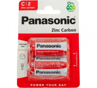 Батарейка Panasonic     R14  Zinc Carbon  BL*2 батарейка