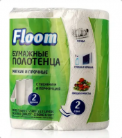 Полотенце бум.Floom 2сл.2шт