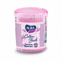 AURA Ватные палочки банка 100 шт    