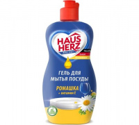 Haus Herz Гель для мытья посуды "Ромашка + витамин Е" 450 мл