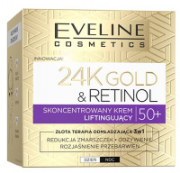 ЭВЕЛИНА 24K GOLD&RETINOL Концентрированный лифтинг-крем 50+ день/ночь 50мл /5150