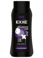 EXXE Гель д/душа Мужской 2в1 "Увлажняющий" VIBE, Заряд свежести 400 мл