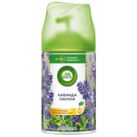 Air Wick (ЭЙРВИК) Освежитель воздуха Pure сменный баллон 5 эфирных масел "Лаванда и пачули" 250 мл