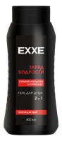 EXXE Гель для душа мужской STRONG 2 в1 "Сила и Энергия" 400 мл 