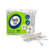 Ватные палочки Emily STYLE 100 шт пакет