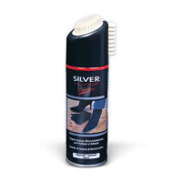 SILVER (Сильвер) / Спрей-краска восстановитель для замши, велюра и нубука, черная, 250мл