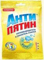 АНТИПЯТИН / Порошок-пятновыводитель с активным кислородом (концентрат), пакет, 70 г