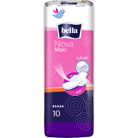 БЕЛЛА Soft Nova Maxi 10шт (с/крыл) РОЗ/ 6809  АКЦИЯ!!