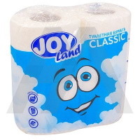 Бумага туал. Joyland Classik т/б 4 рулона 2 слоя Белая