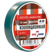 ИЗОЛЕНТА 15 мм 10м зеленая Klebebander *8