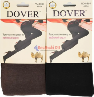 Колготки жен. Dover 8864 однотон., на меху из вербл. шерсти р. 42-48 РАСПРОДАЖА !!!