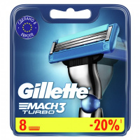 Кассеты Gillette MACH 3/8 КАР TURBO