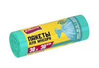 Мешки для мусора Avikomp  30л Стандарт зеленые (ПСД 6 мкм, 30 штук)