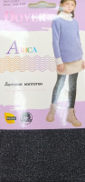 Колготки подростковые д/дев. Dover-Алиса 2307 однотонные с люрексом х/б 40% р. 158-164 РАСПРОДАЖА !!!